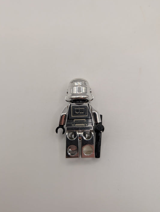 2009 LEGO Star Wars Stormtrooper Chrome Silver sw0097 Minifigure (Excellent) FRENLY BRICKS - Open 7 Days