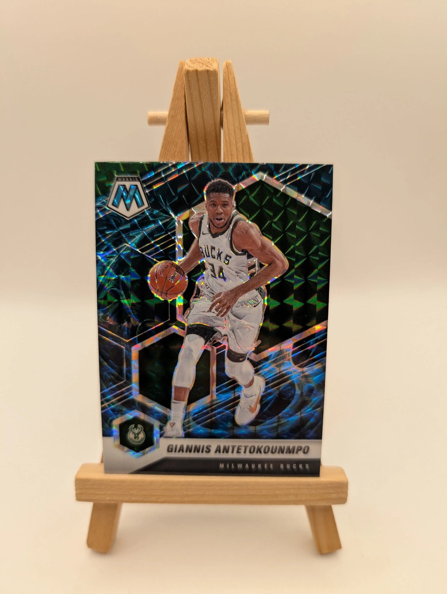 Giannis Antetokounmpo 2020 Mosaic #80 Genesis /(SSP) FRENLY BRICKS - Open 7 Days