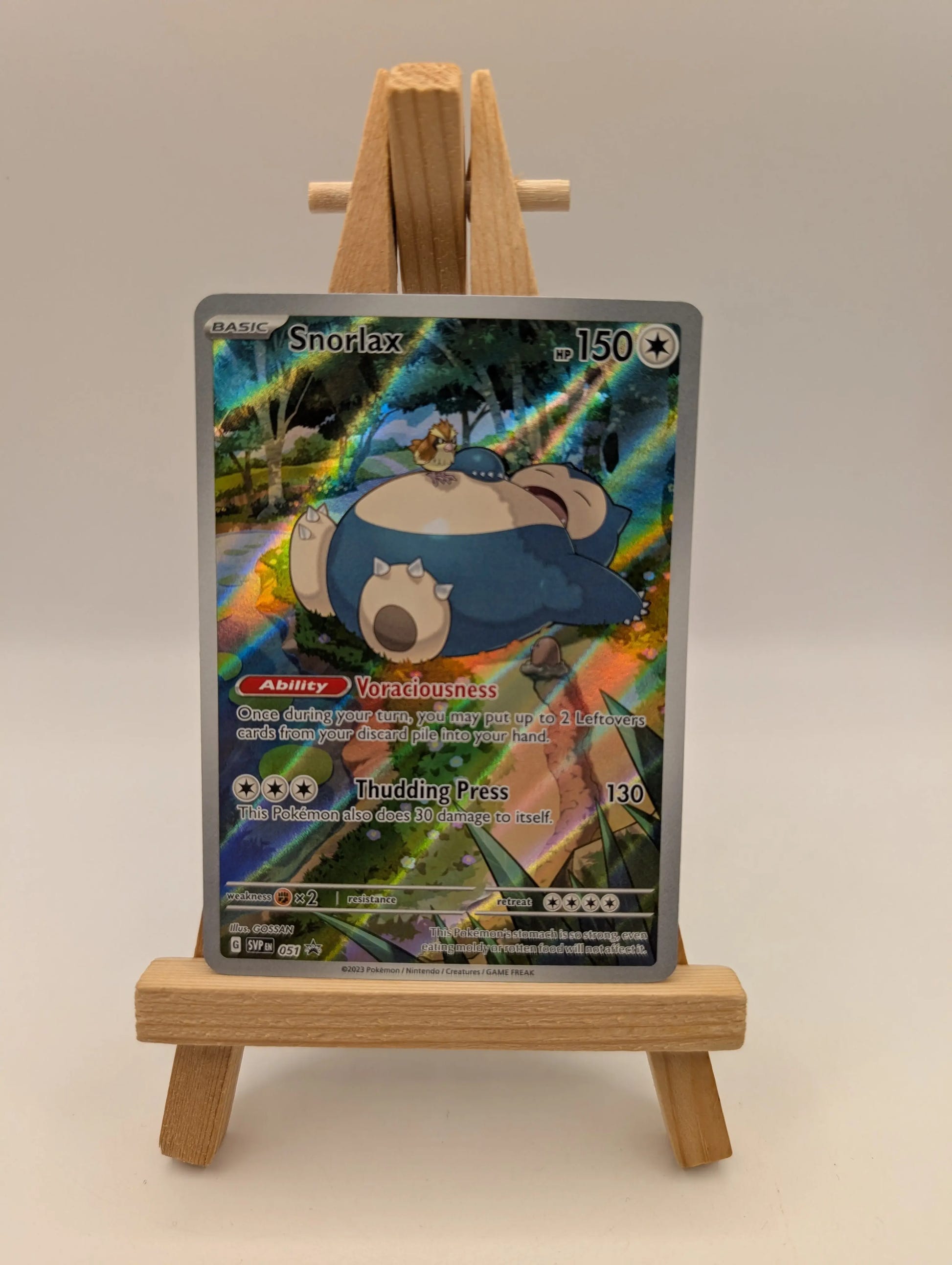 Snorlax SVP051 Scarlet & Violet 151 ETA Black Star Promo Pokemon TCG FRENLY BRICKS - Open 7 Days image 2