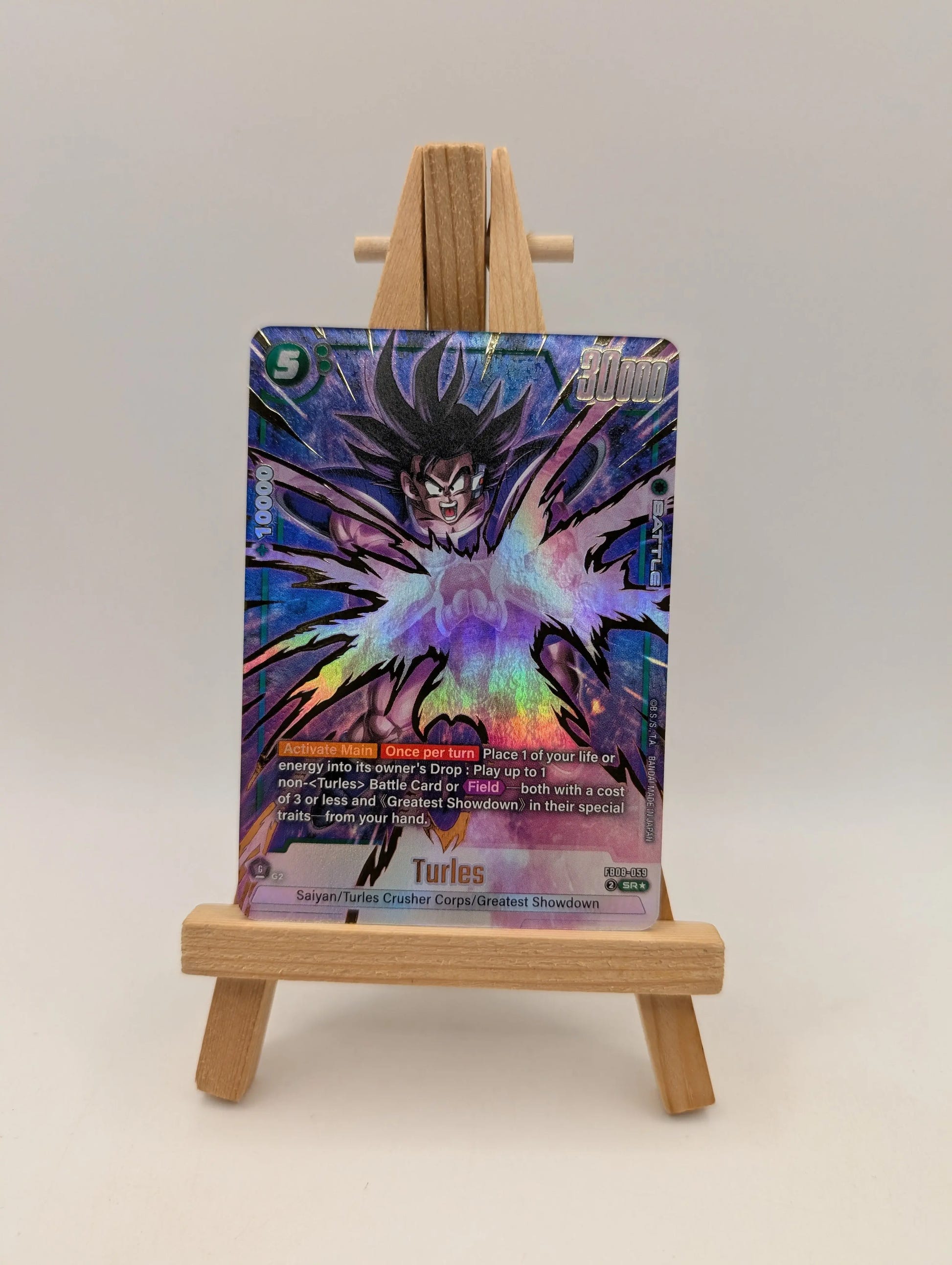 Turles FB08-059 Alternate Art Saiyan's Pride Dragon Ball English Card FRENLY BRICKS - Open 7 Days image 1