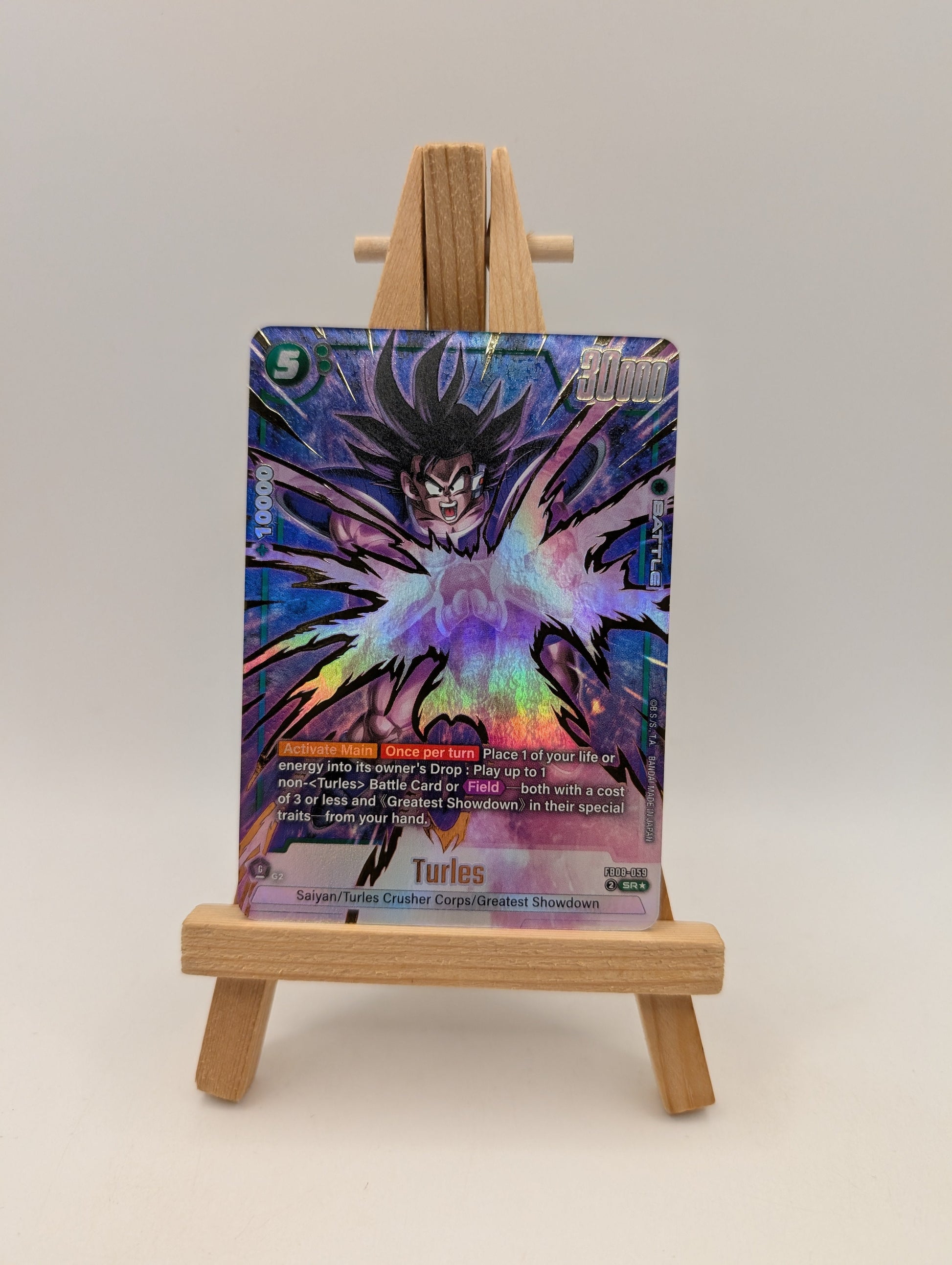 Turles FB08-059 Alternate Art Saiyan's Pride Dragon Ball English Card FRENLY BRICKS - Open 7 Days