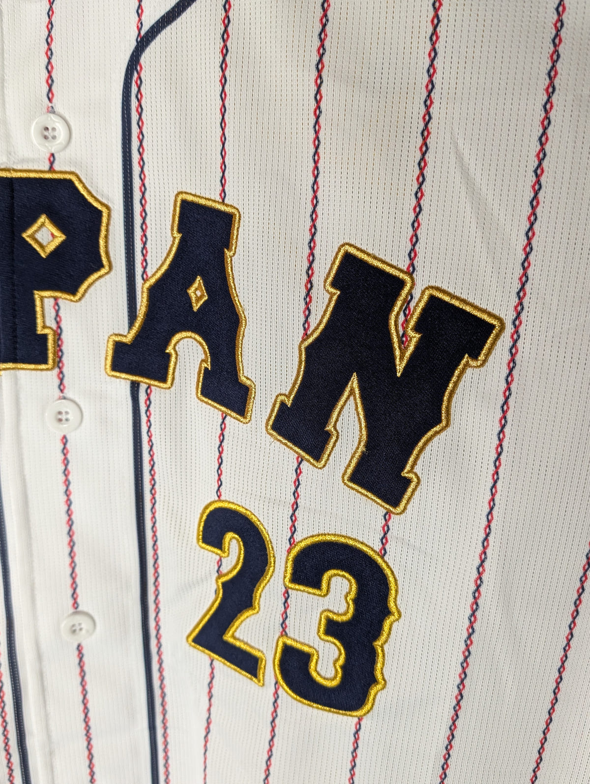 WBC Mizuno Samurai Japan "Nootbaar #23" White Home XL Jersey, photo 4 image 4