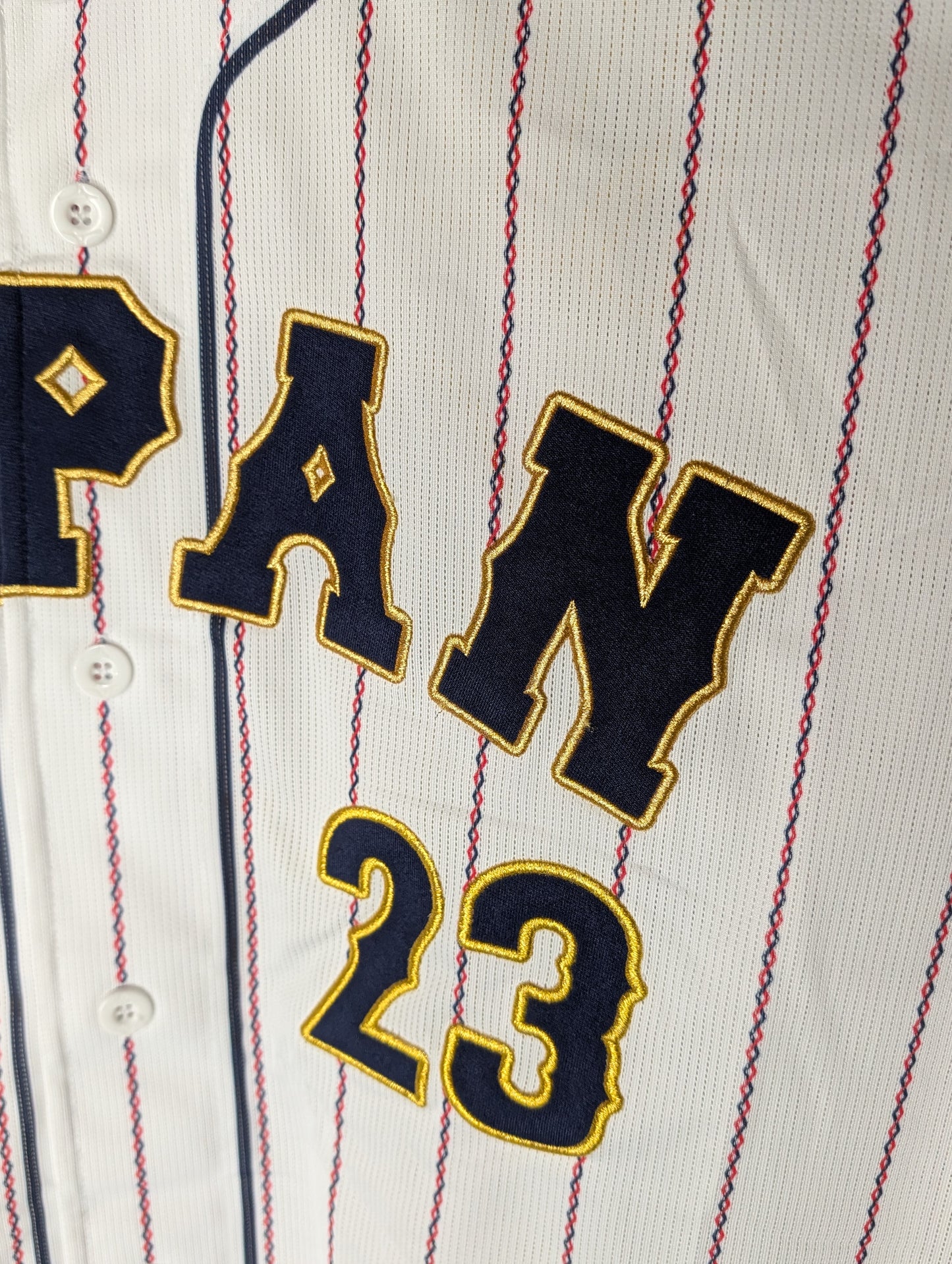 WBC Mizuno Samurai Japan "Nootbaar #23" White Home XL Jersey