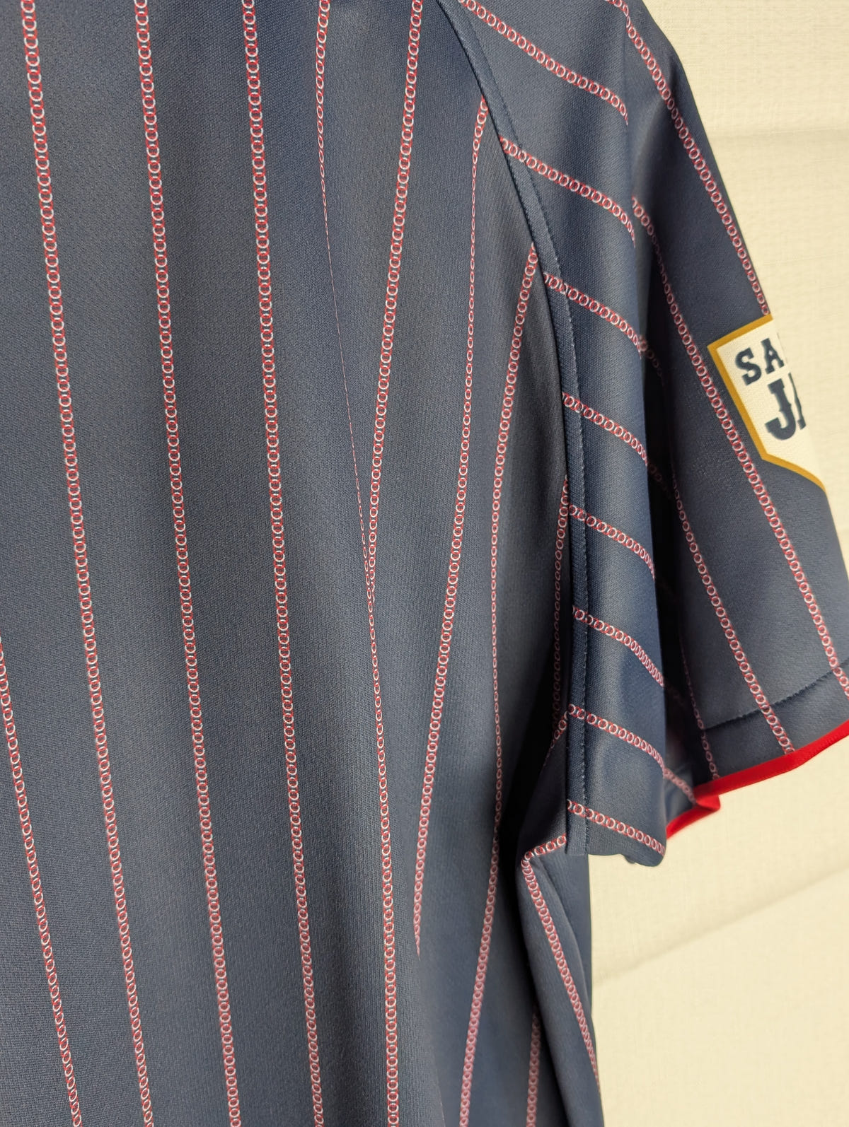 Nippon Baseball Asics Samurai Japan Away 2017-2021 Dark Navy Blue Large Jersey image 23