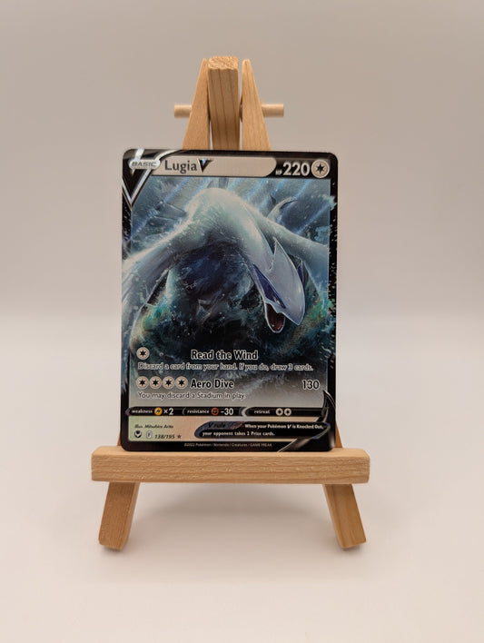 Pokémon TCG Lugia V Silver Tempest 138/195 Holo Ultra Rare FRENLY BRICKS - Open 7 Days