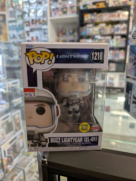 Buzz Lightyear (XL-01) #1210 Glow in the Dark GITD Vaulted Funko Pop! Disney FRENLY BRICKS - Open 7 Days