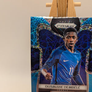 2018 Panini Prizm World Cup #85 Ousmane Dembele Light Blue Lazer #/125 France