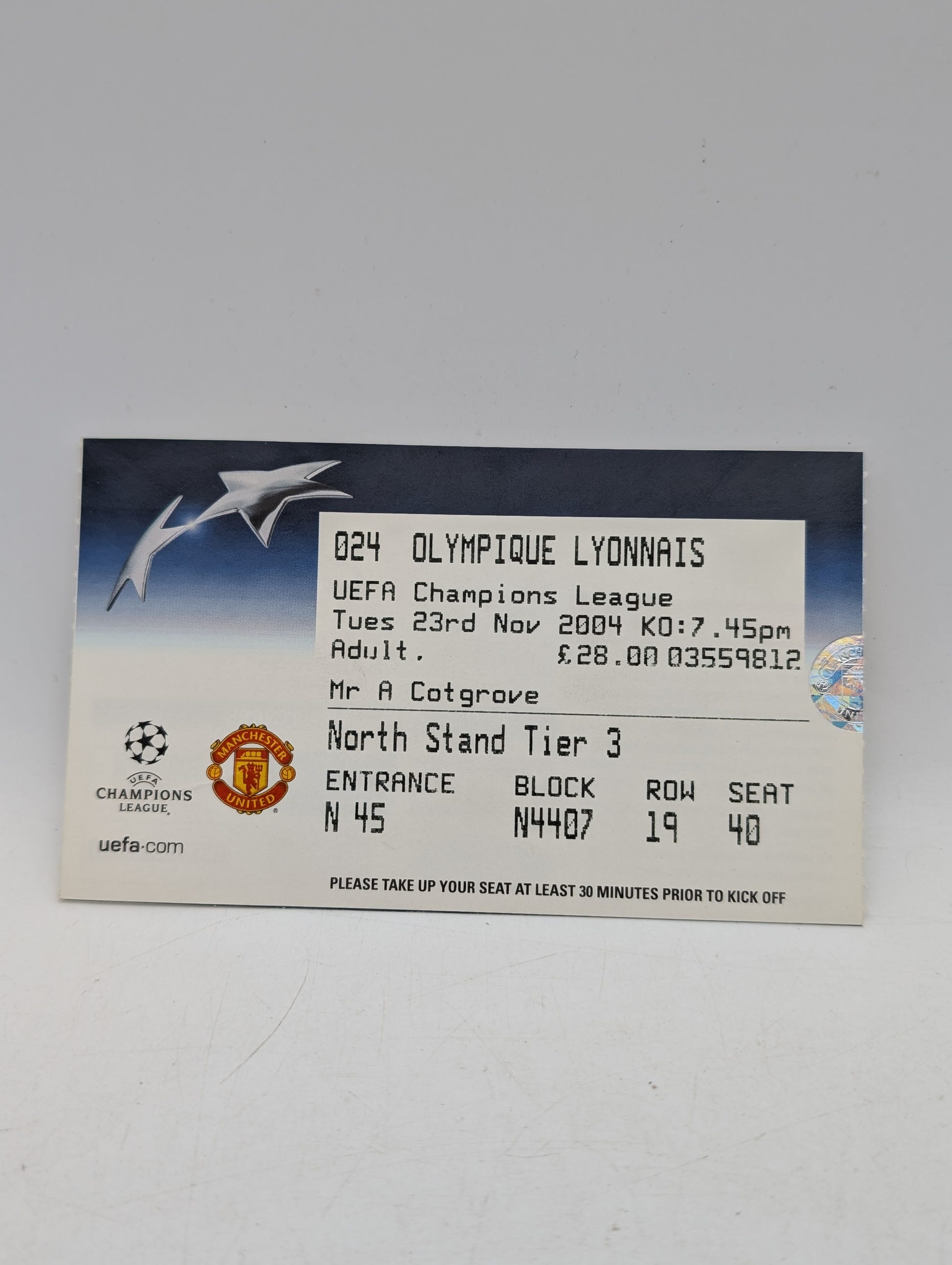 Manchester United United Review Collection with Genuine Tickets image 12