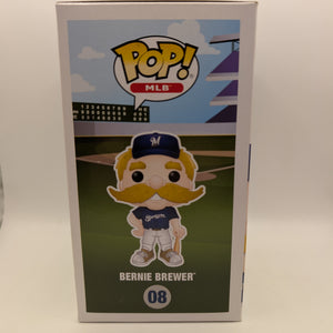 Funko Pop! MLB: BERNIE BREWER #08 Milwaukee Brewers Mascot Baseball FRENLY BRICKS - Open 7 Days