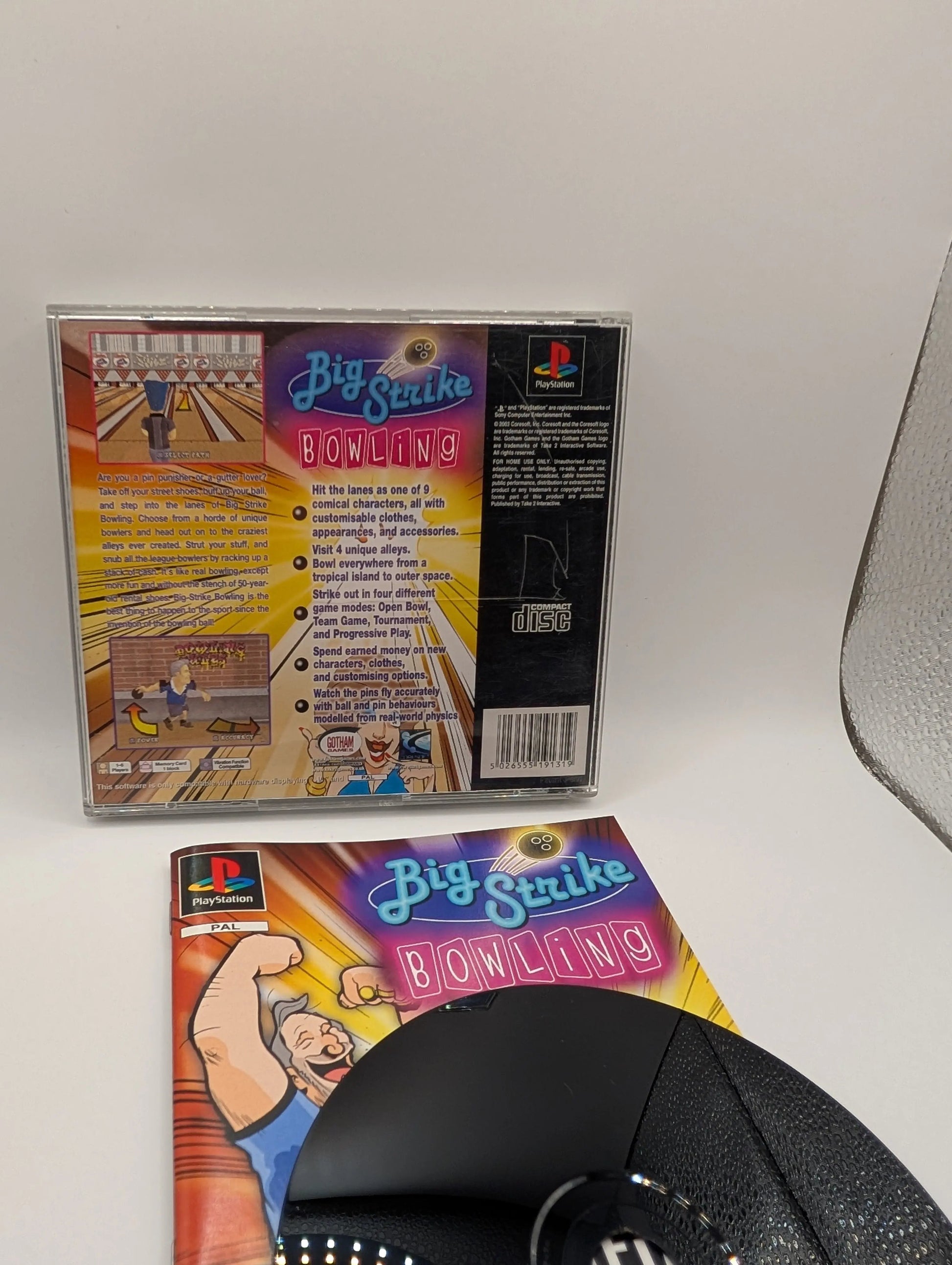 Big Strike Bowling (PS1, 2003) - PAL - Complete in Case PlayStation 1 Video Game FRENLY BRICKS - Open 7 Days
