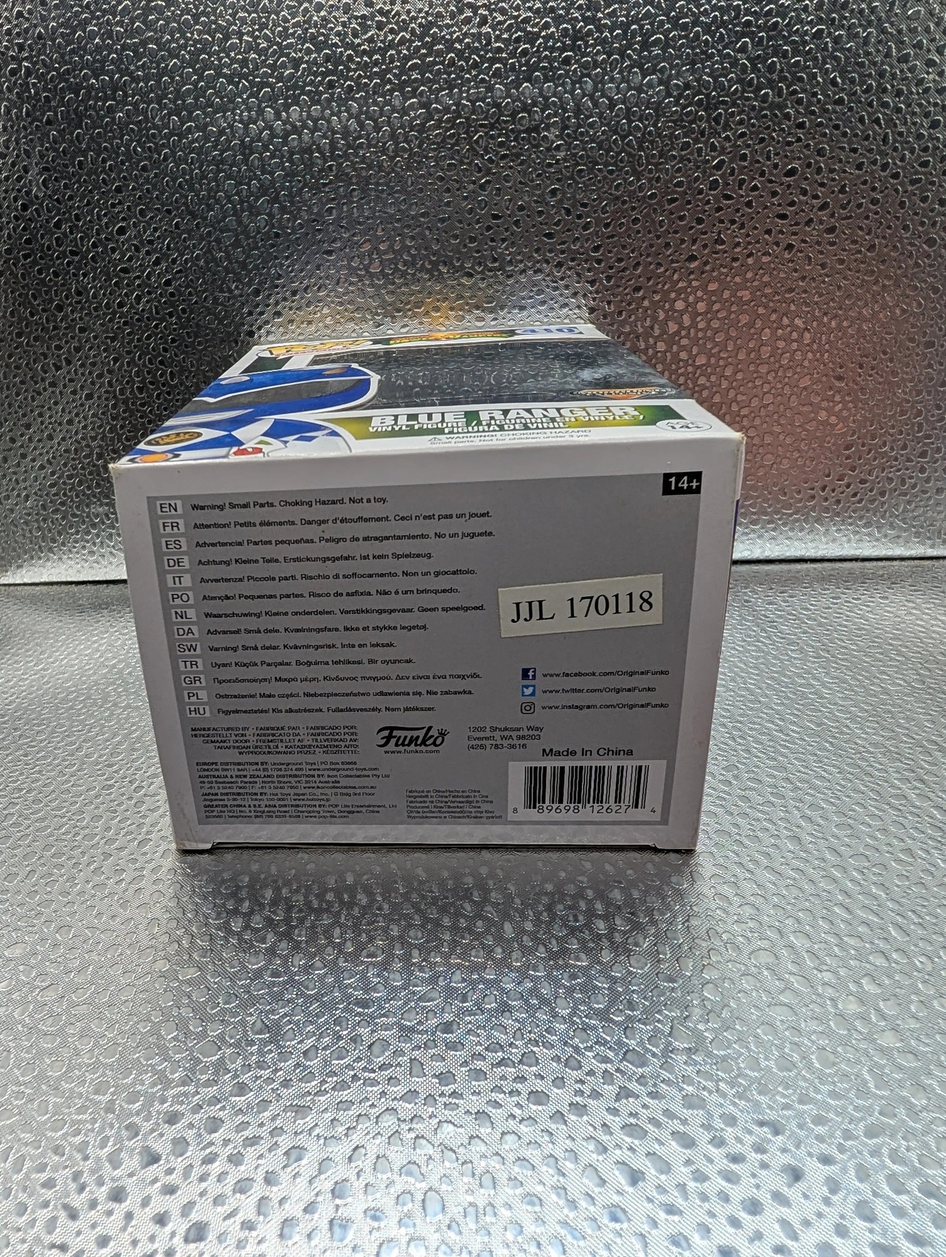 FUNKO Pop Vinyl Blue Ranger Power Rangers #410 FRENLY BRICKS - Open 7 Days