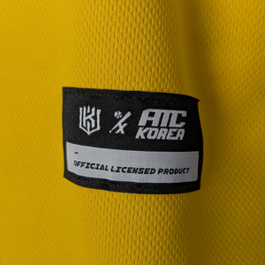 Korean Baseball KT Wiz Bright Yellow 2025 Pixel Uniform XXL Blank Jersey