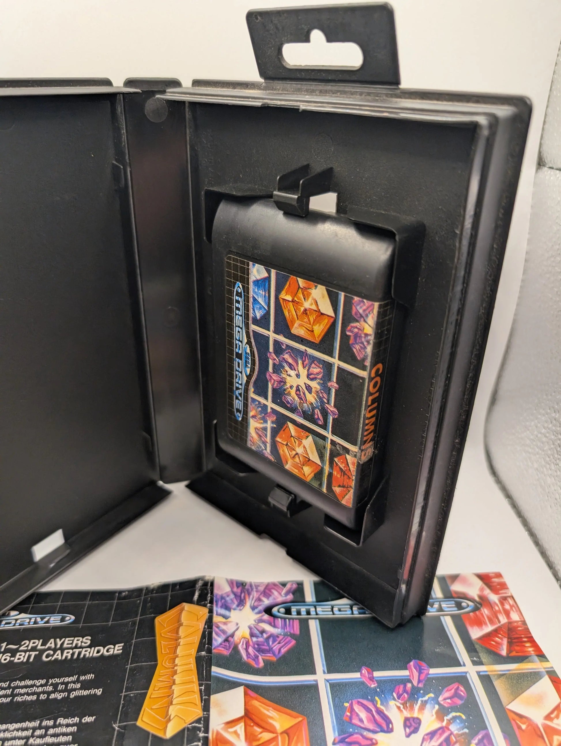 Columns Sega Mega Drive Cartridge Game PAL USED, Game, Case FRENLY BRICKS - Open 7 Days