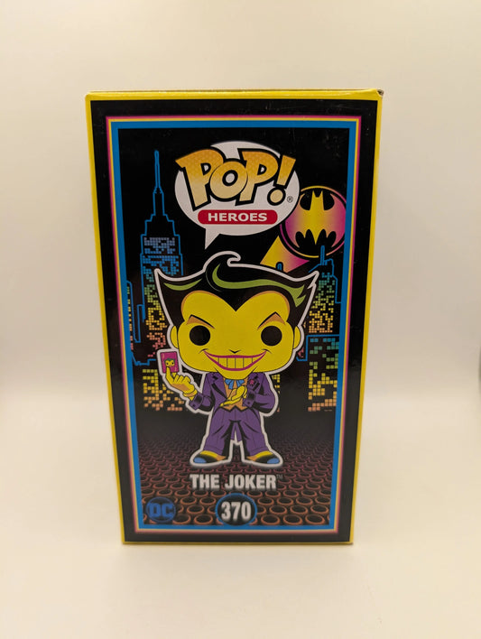 Funko Pop! Heroes - The Joker - Vinyl Figure #370 Black Light Glow FRENLY BRICKS - Open 7 Days
