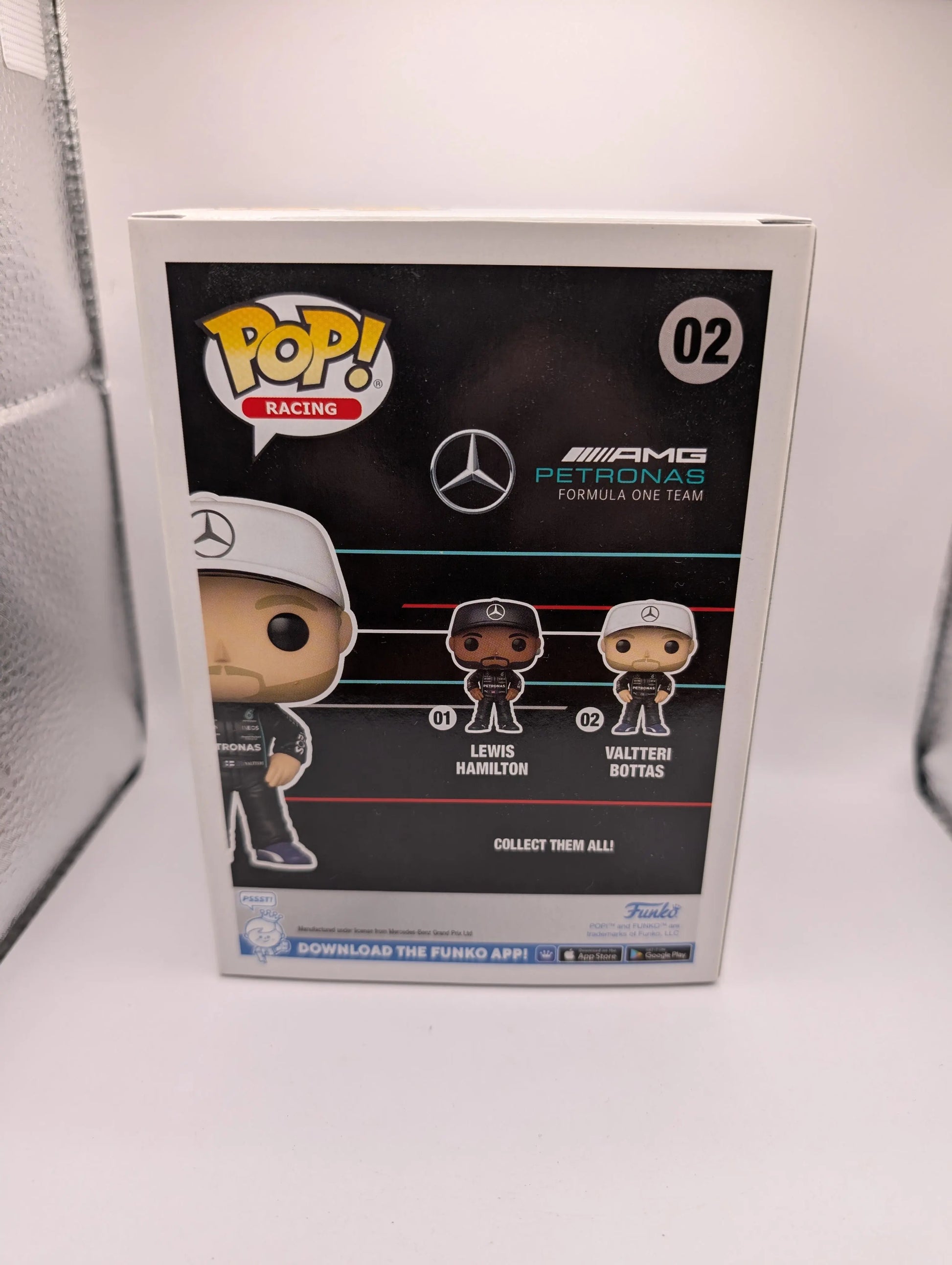FUNKO POP RACING AMG PETRONIS #02 VALTTERI BOTTAS VINYL FRENLY BRICKS - Open 7 Days