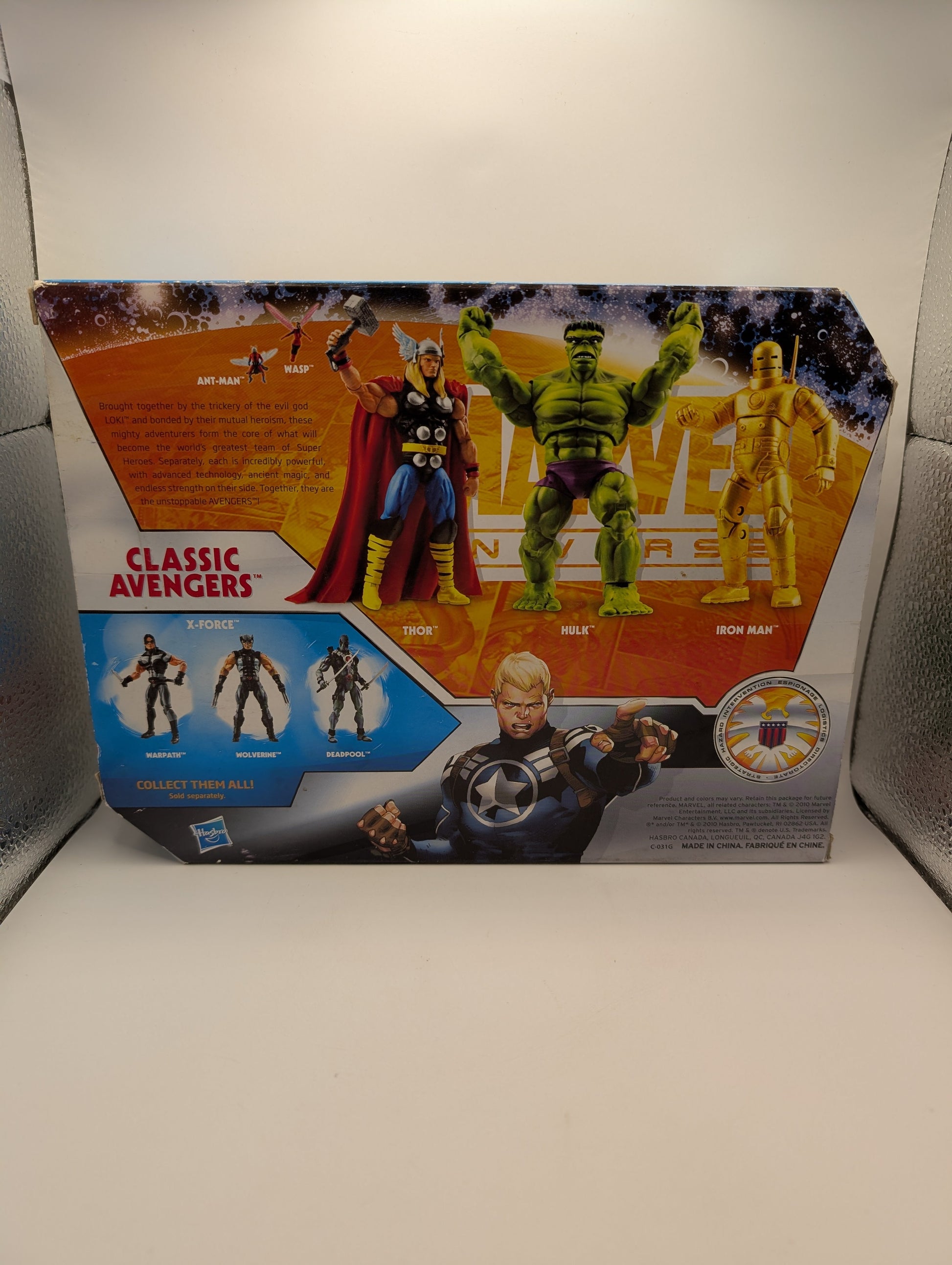CLASSIC AVENGER MARVEL UNIVERSE FIGURE SET HULK THOR IRON MAN ANT MAN MISP 2010 FRENLY BRICKS - Open 7 Days