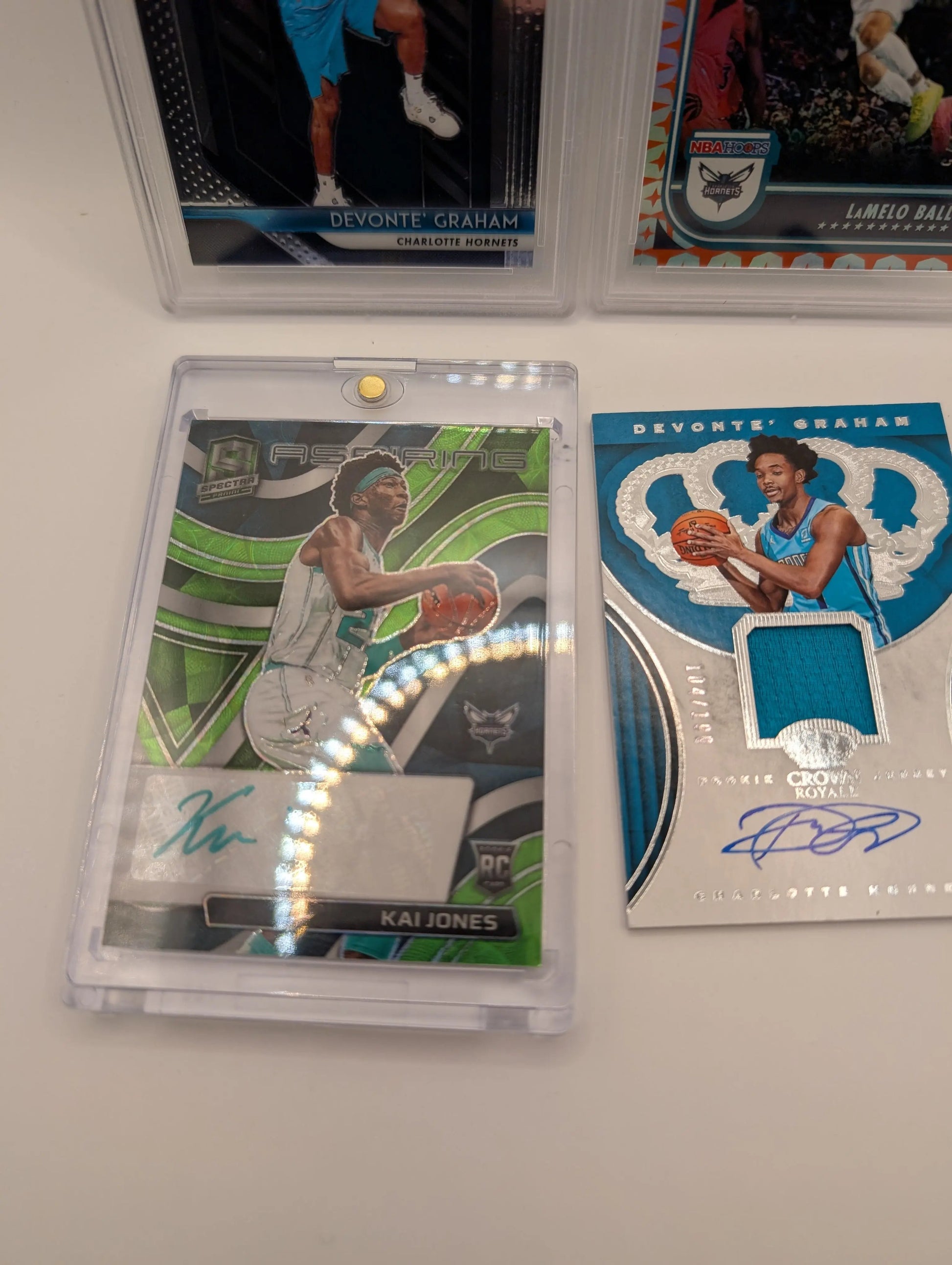 Charlotte Hornets NBA Basketball Card Lot, Rookies, Patch, Auto, Graded, Lamelo Ball #2 FRENLY BRICKS - Open 7 Days