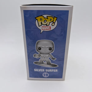 Funko Pop Marvel 2013 Silver Surfer 19 Damaged box FRENLY BRICKS - Open 7 Days