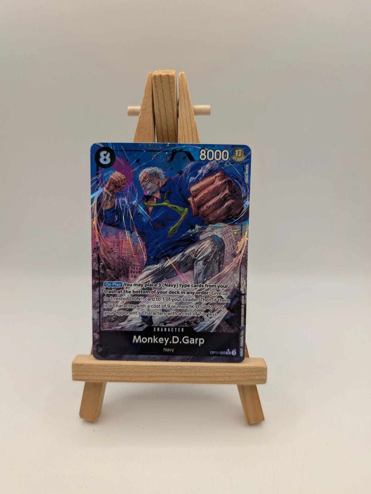 Monkey.D.Garp OP11-095 SR Alt Art | One Piece TCG Card Game English FRENLY BRICKS - Open 7 Days image 1