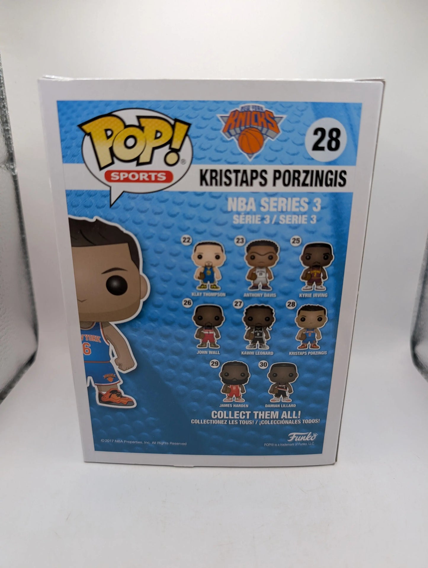KRISTAPS PORZINGIS Pop Vinyl 28 FUNKO NBA NEW YORK KNICKS FRENLY BRICKS - Open 7 Days