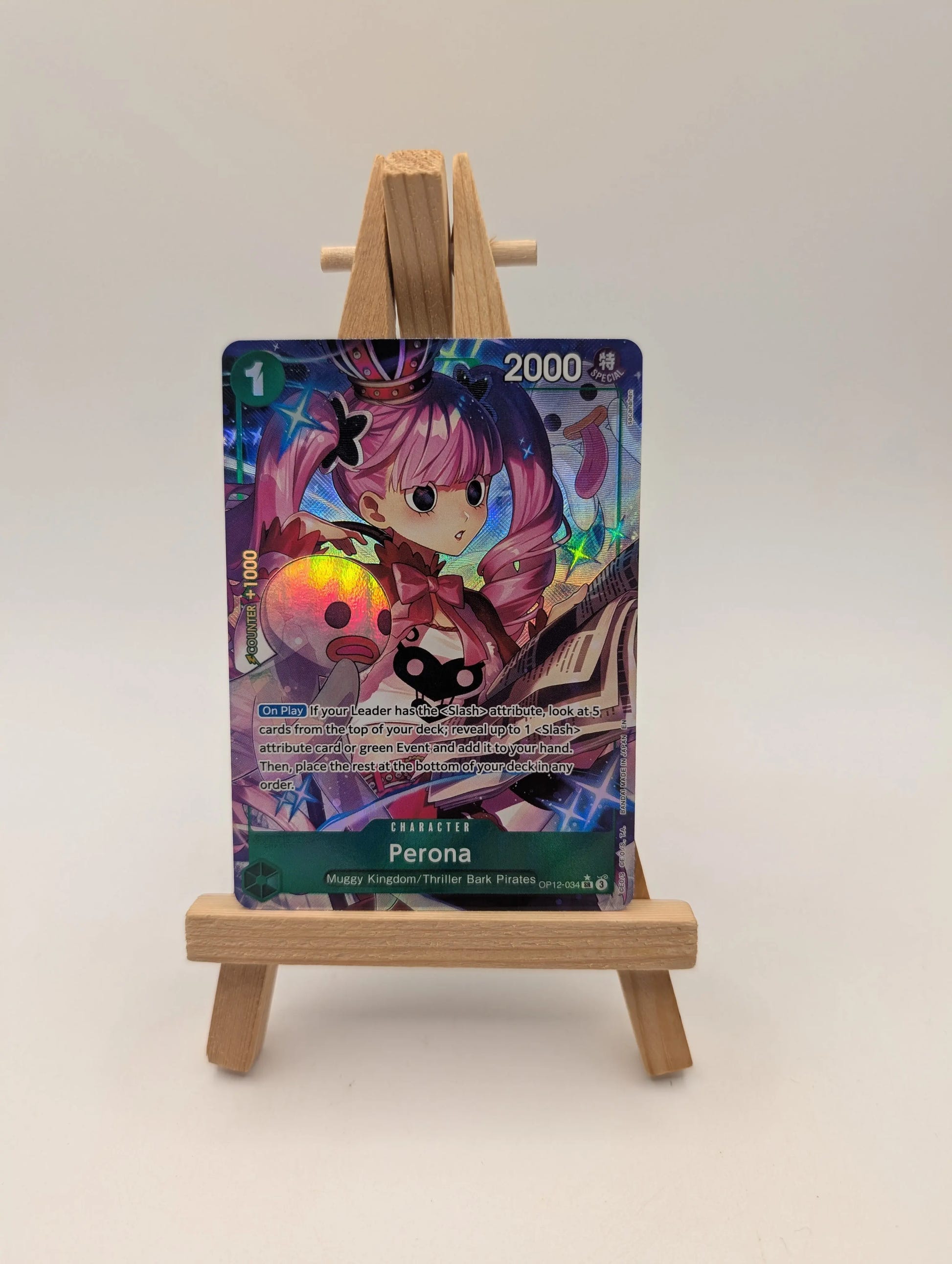 One Piece Perona OP12-034 SR [Alternate Art] - Legacy of The Master - English FRENLY BRICKS - Open 7 Days image 1