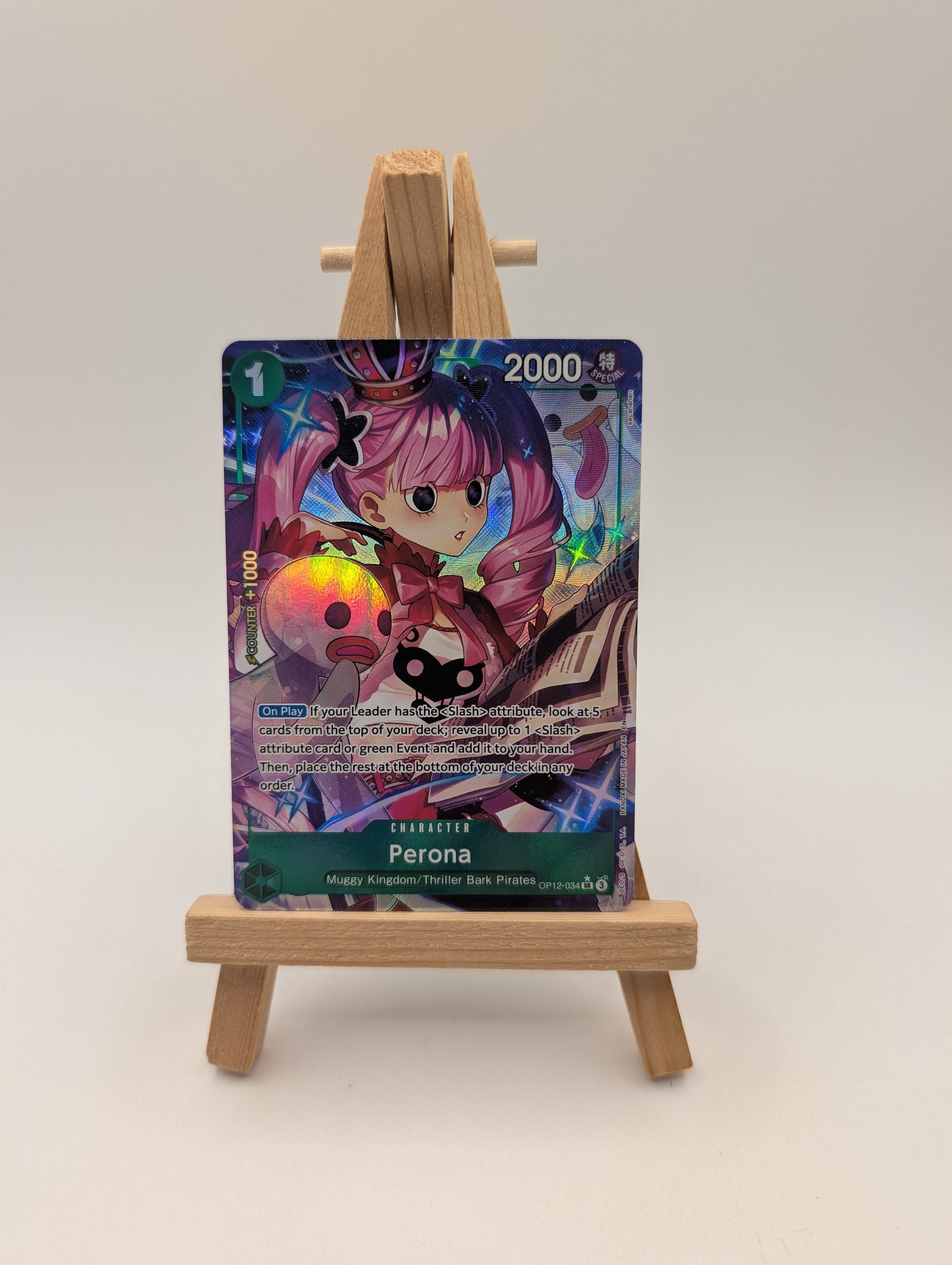 One Piece Perona OP12-034 SR [Alternate Art] - Legacy of The Master - English FRENLY BRICKS - Open 7 Days