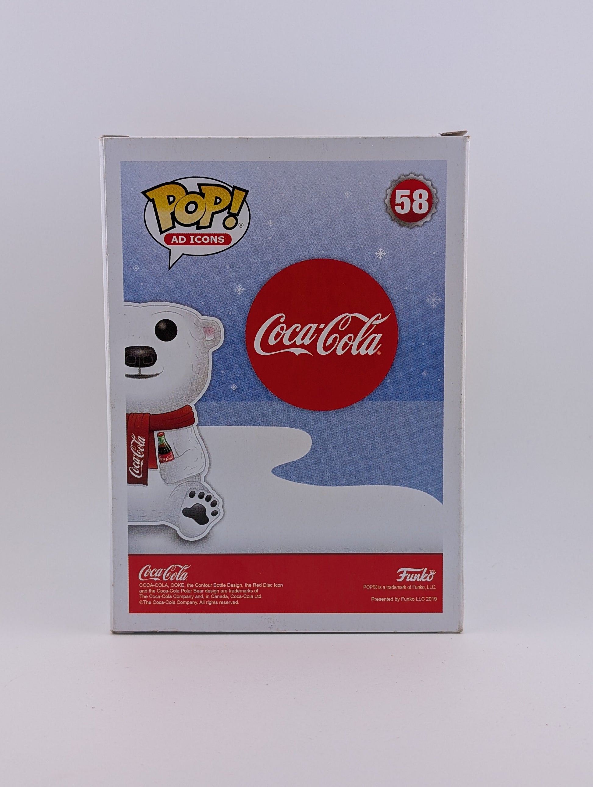 Funko POP! Ad Icons Coca-Cola #58 Coca-Cola Polar Bear Vinyl Collectable Rare FRENLY BRICKS - Open 7 Days