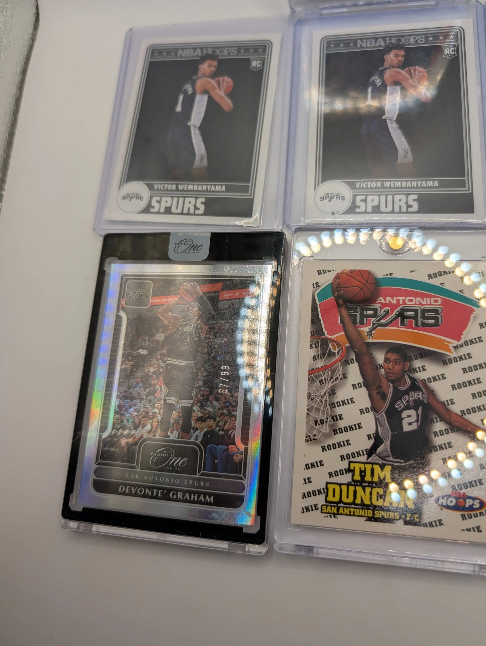 San Antonio Spurs NBA Basketball Card Lot, Rookies, Patch, Auto, Victor Wembanyama FRENLY BRICKS - Open 7 Days