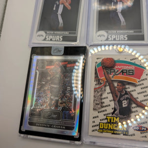 San Antonio Spurs NBA Basketball Card Lot, Rookies, Patch, Auto, Victor Wembanyama FRENLY BRICKS - Open 7 Days
