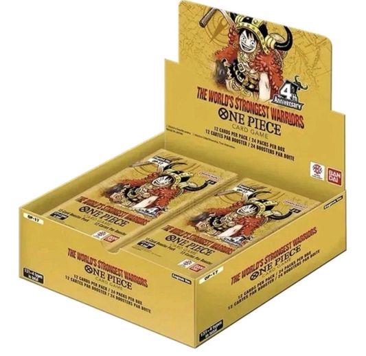 One Piece Card Game: Booster Display – The World's Strongest Warriors [OP-17]