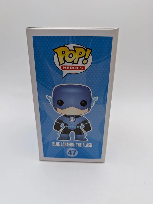 FUNKO POP HEROES #47 BLUE LANTERN THE FLASH (METALLIC) VINYL FRENLY BRICKS - Open 7 Days