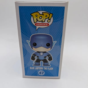 FUNKO POP HEROES #47 BLUE LANTERN THE FLASH (METALLIC) VINYL FRENLY BRICKS - Open 7 Days