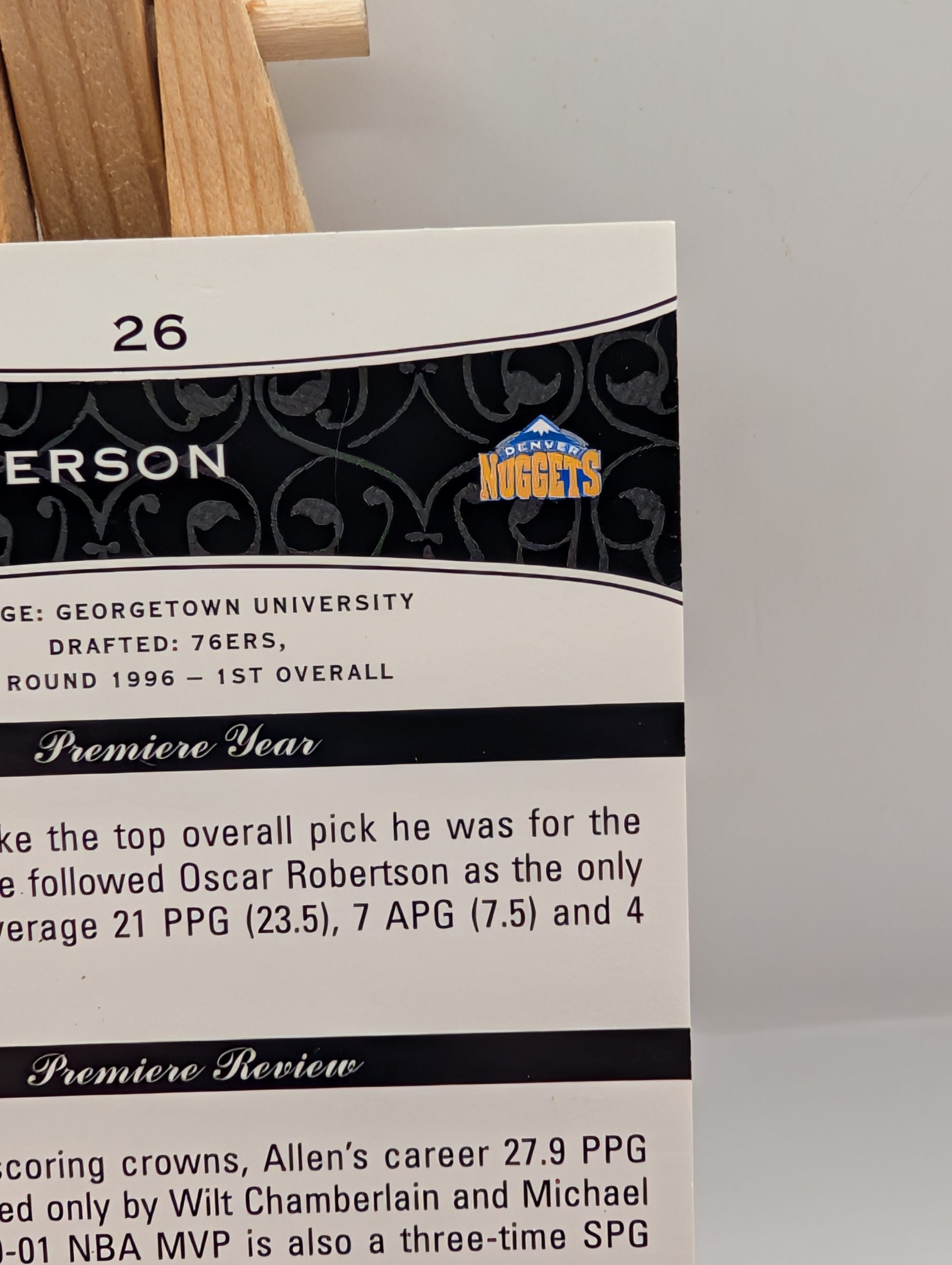 2007-08 Topps Allen Iverson Echelon Blue /25 FRENLY BRICKS - Open 7 Days image 10