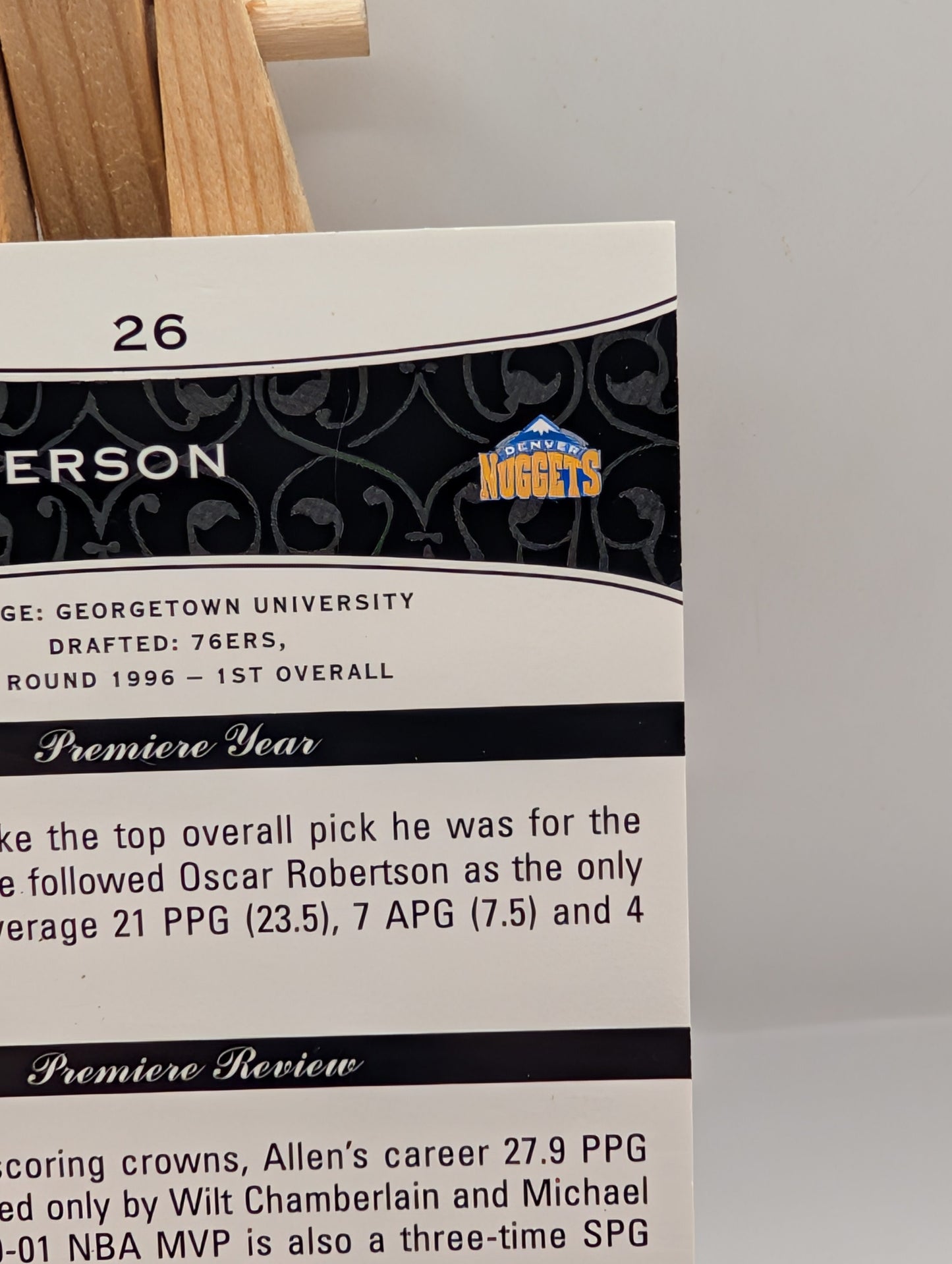 2007-08 Topps Allen Iverson Echelon Blue /25 FRENLY BRICKS - Open 7 Days