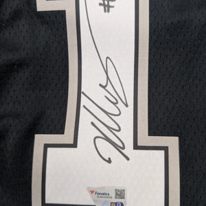 Victor Wembanyama Signed Nike Icon Jersey with 2023 #1 Pick Inscription Fanatics FRENLY BRICKS - Open 7 Days