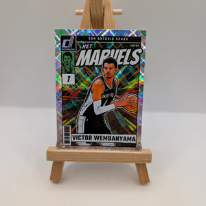 Victor Wembanyama 2024-25 Panini Donruss #21 Net Marvels Diamond Prizm Spurs FRENLY BRICKS - Open 7 Days