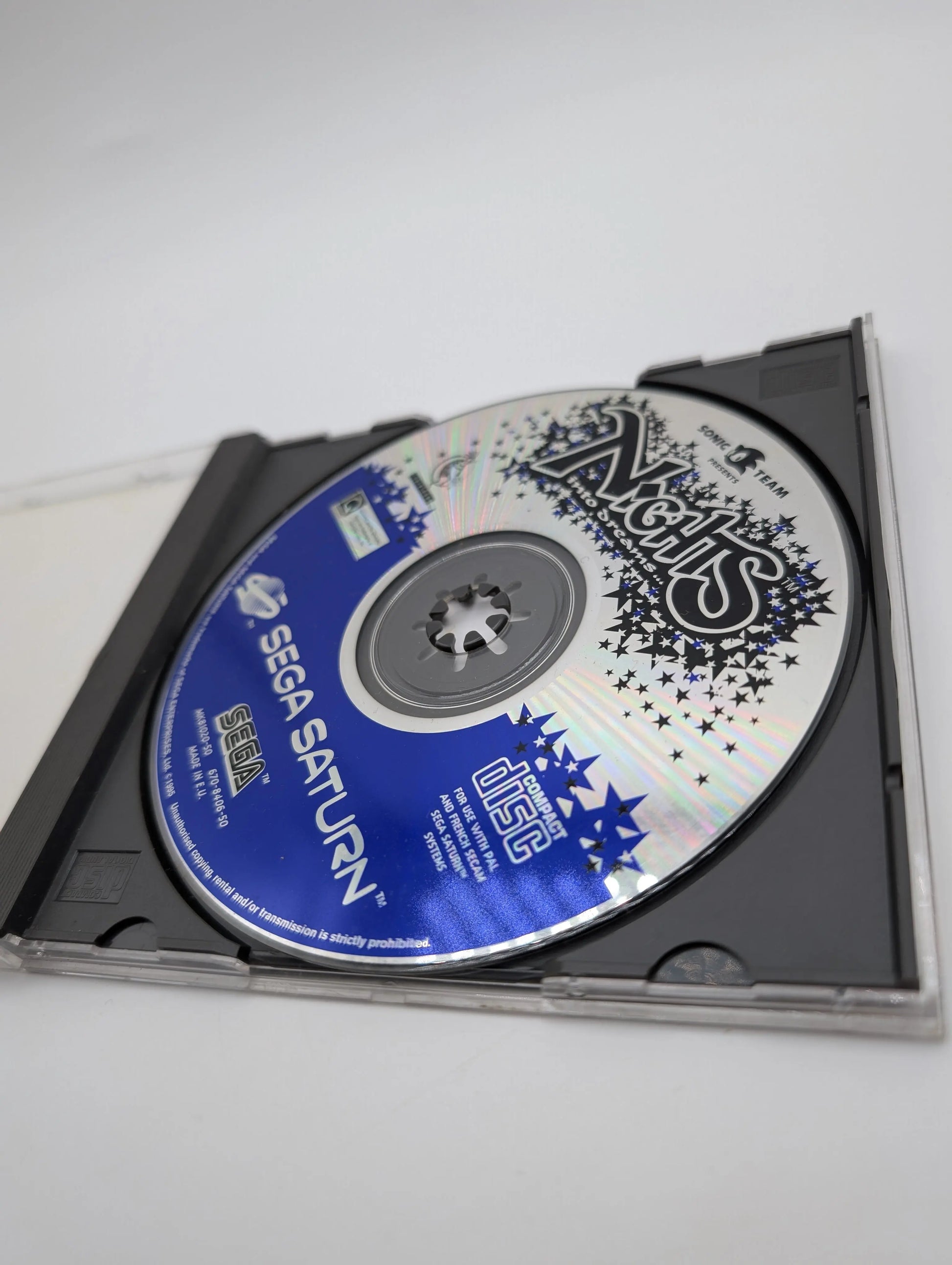 Nights into Dreams Sega Saturn PAL Video Game Very Good Condition Vintage used FRENLY BRICKS - Open 7 Days