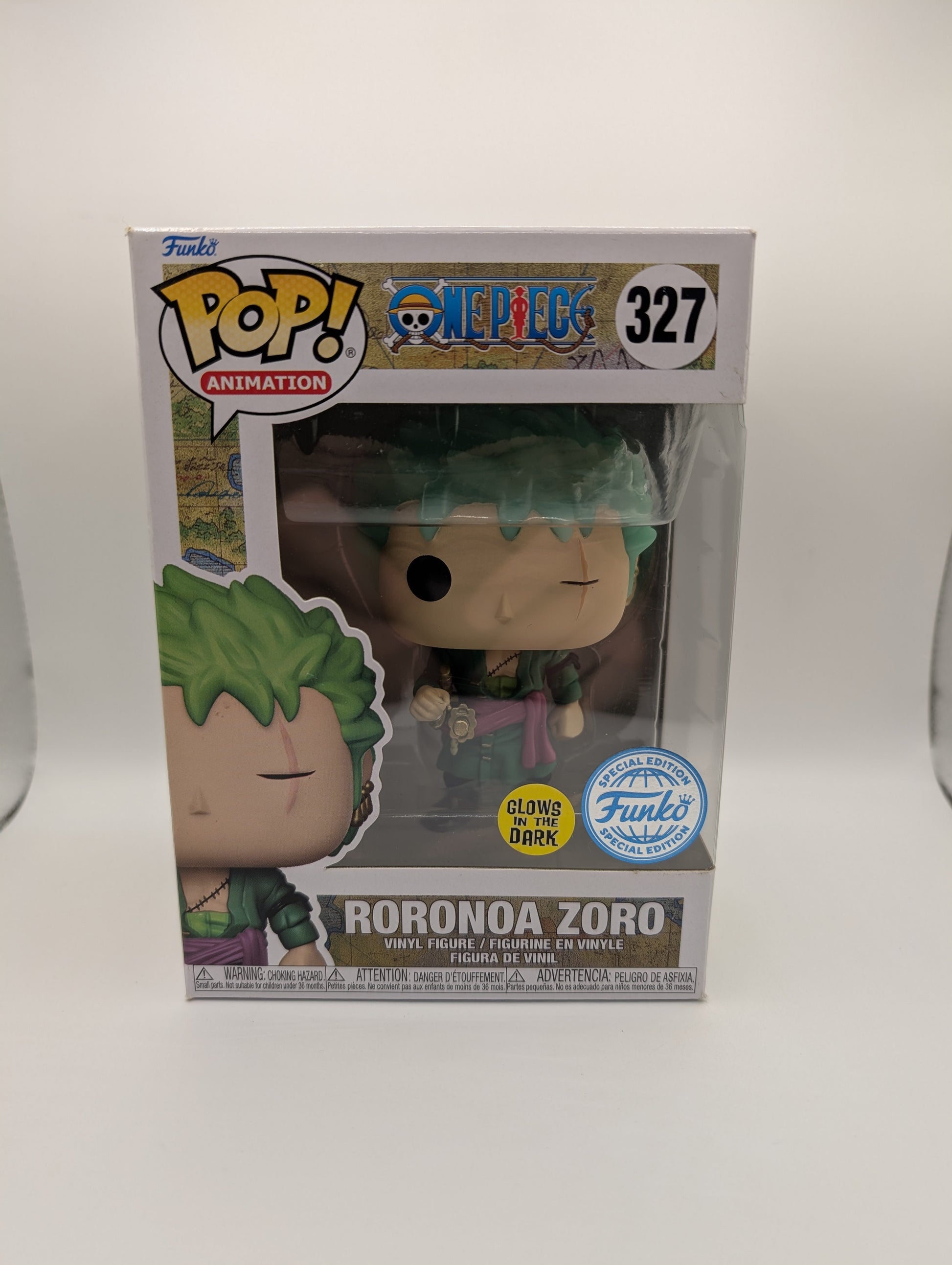 Funko Pop! Vinyl: One Piece - Roronoa Zoro (Glow in the Dark) #327 FRENLY BRICKS - Open 7 Days