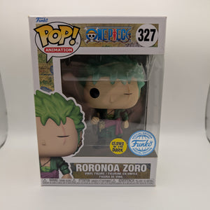 Funko Pop! Vinyl: One Piece - Roronoa Zoro (Glow in the Dark) #327 FRENLY BRICKS - Open 7 Days