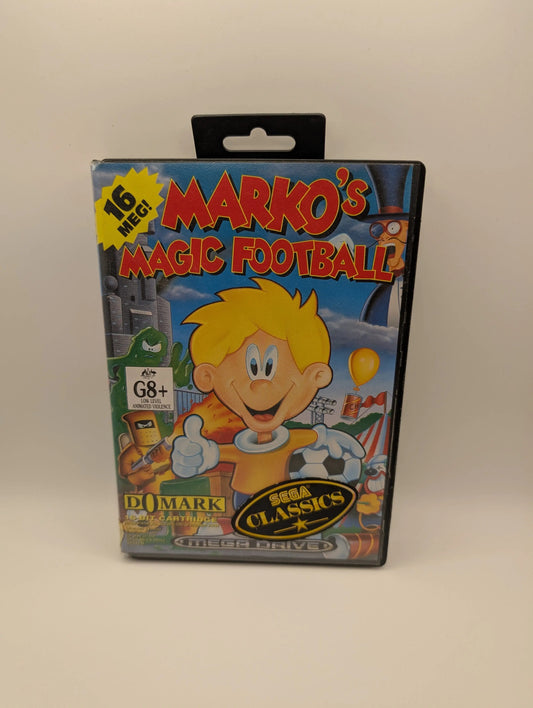 Marko's Magic Football SEGA Mega Drive SMD Aus Pal Vintage Used FRENLY BRICKS - Open 7 Days