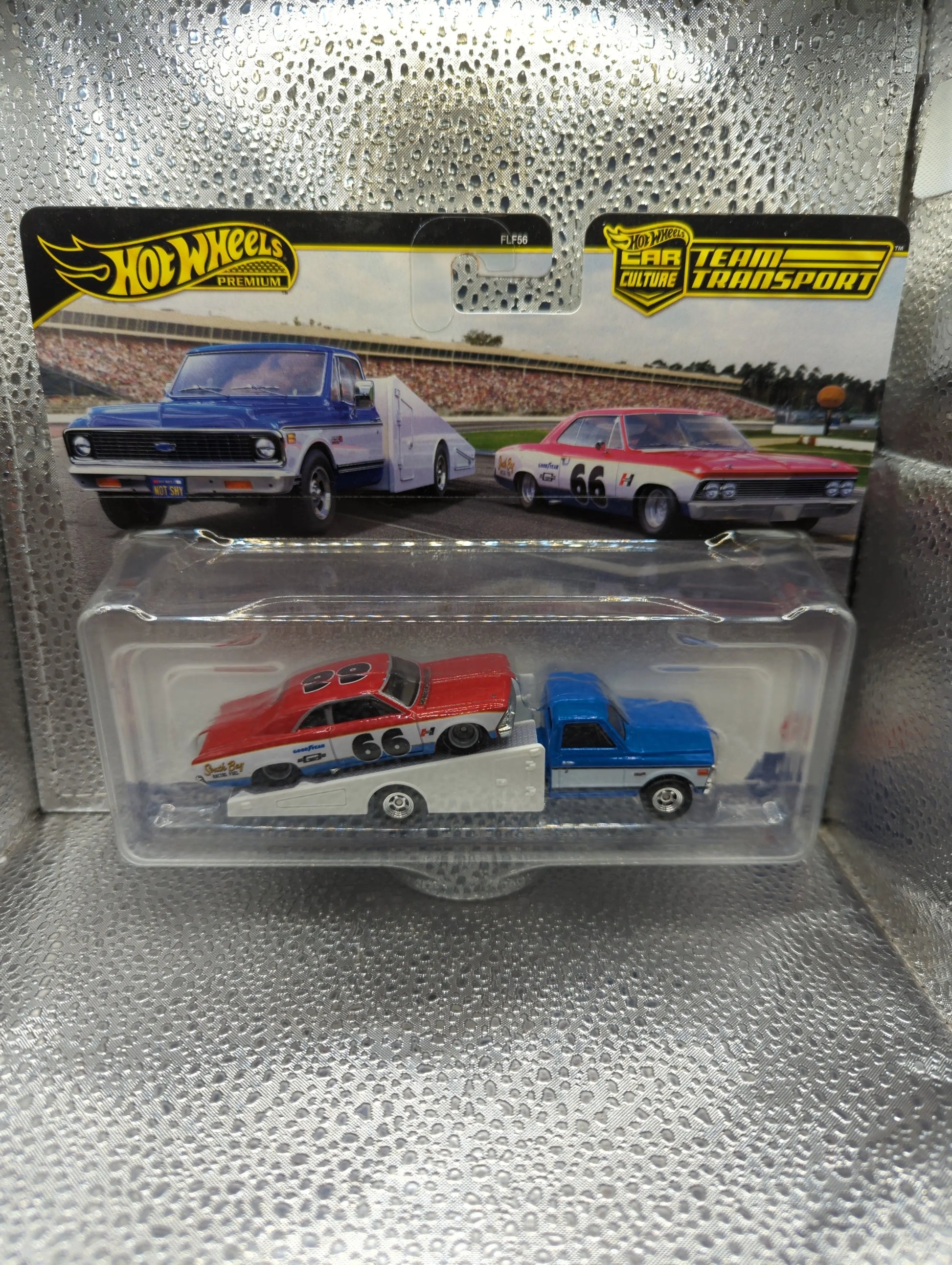 Hot Wheels - 2024 Team Transport - '66 Chevelle & '72 Chevy Ramp Truck FRENLY BRICKS - Open 7 Days