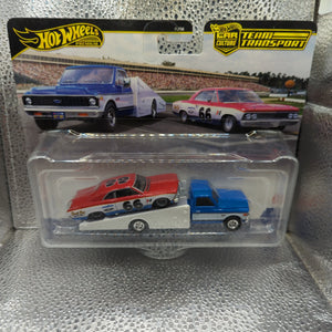 Hot Wheels - 2024 Team Transport - '66 Chevelle & '72 Chevy Ramp Truck FRENLY BRICKS - Open 7 Days