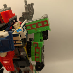 Transformers G1 RAIDEN trainbot bootleg ko figure Complete FRENLY BRICKS - Open 7 Days