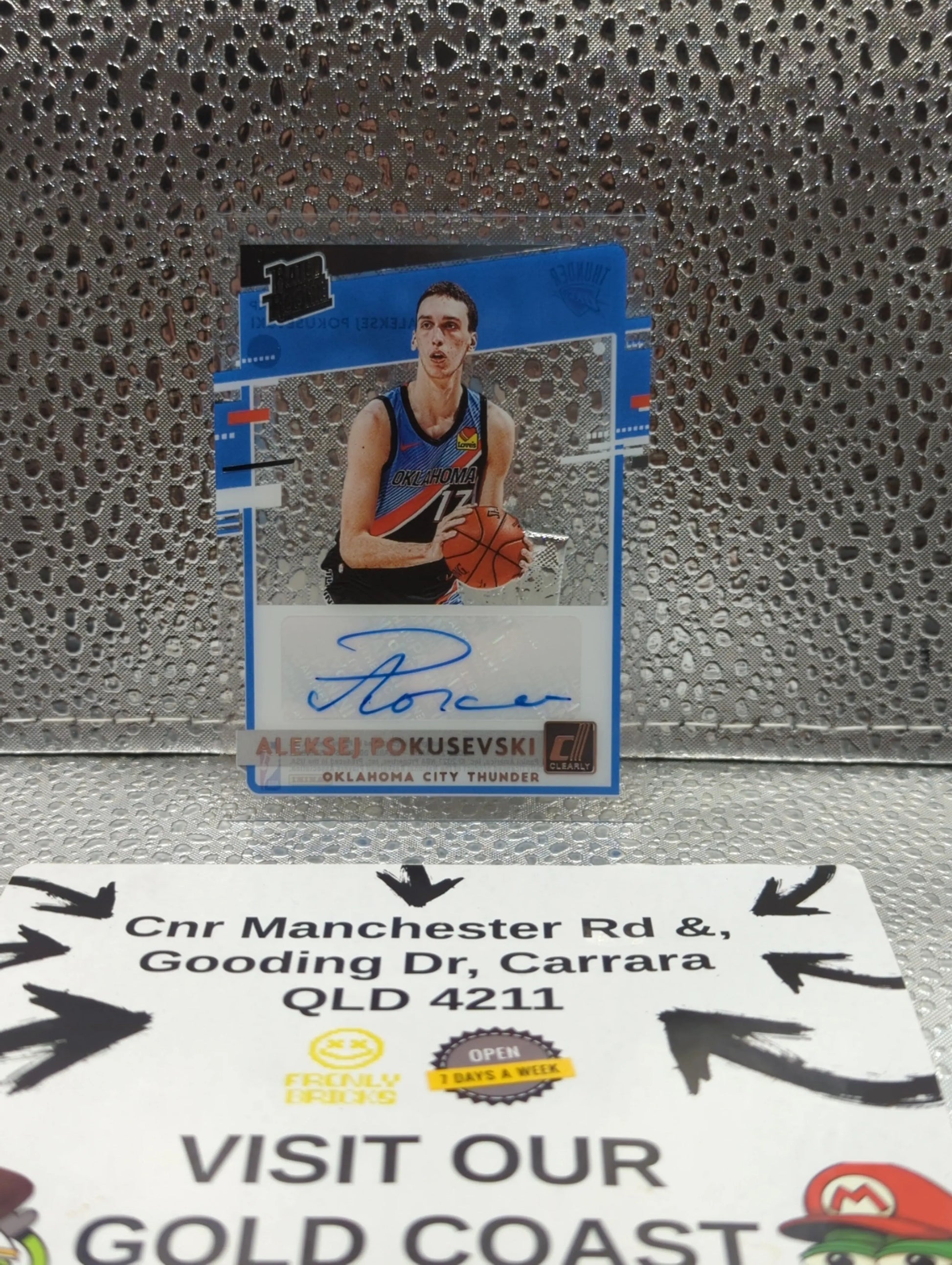 2020-21 Panini Donruss Aleksej Pokusevski RATED ROOKIE AUTO Clearly FRENLY BRICKS - Open 7 Days