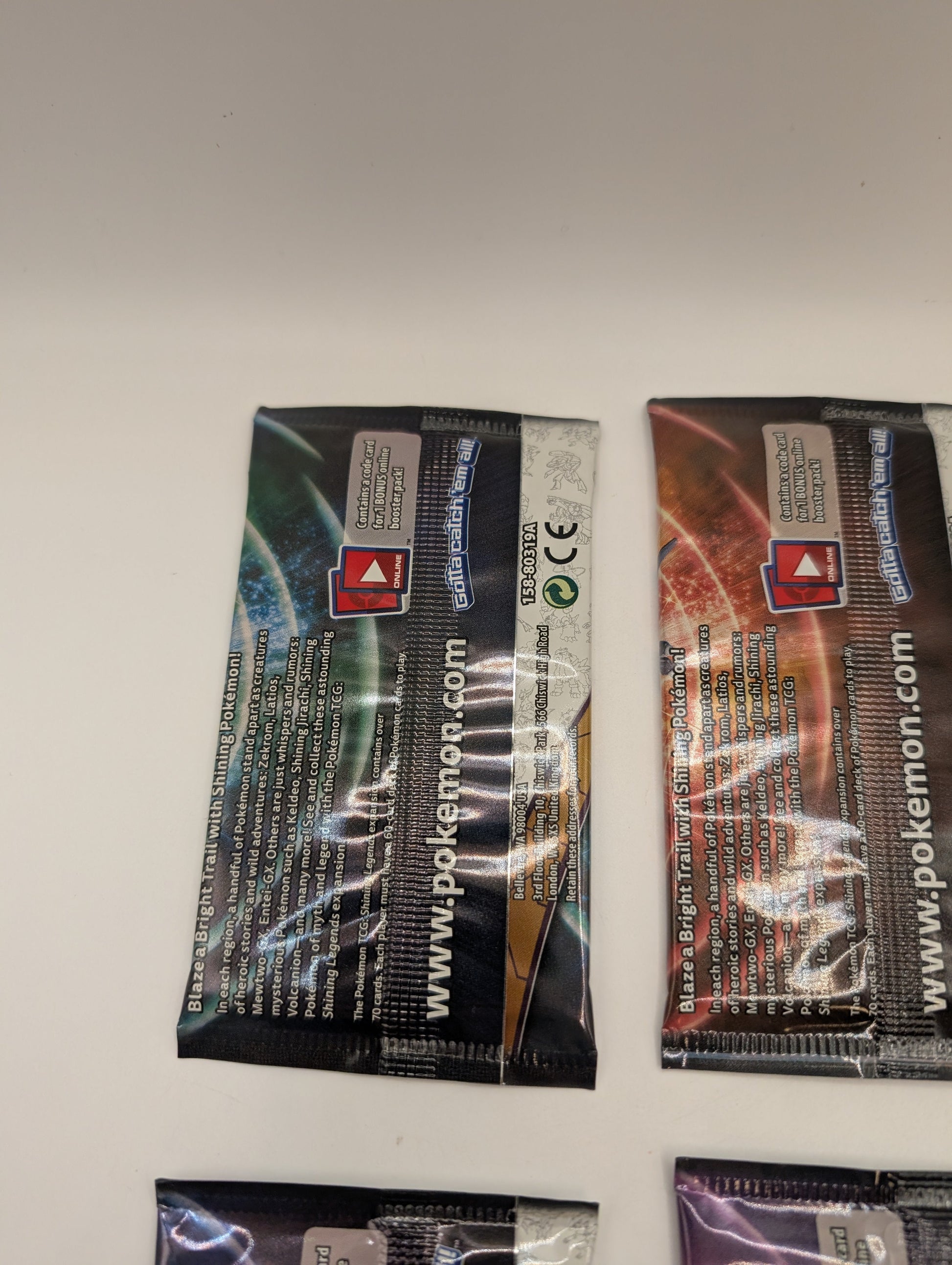 Pokemon Shining Legends Booster Packs Art Set x4 New & Sealed Sun Moon FRENLY BRICKS - Open 7 Days