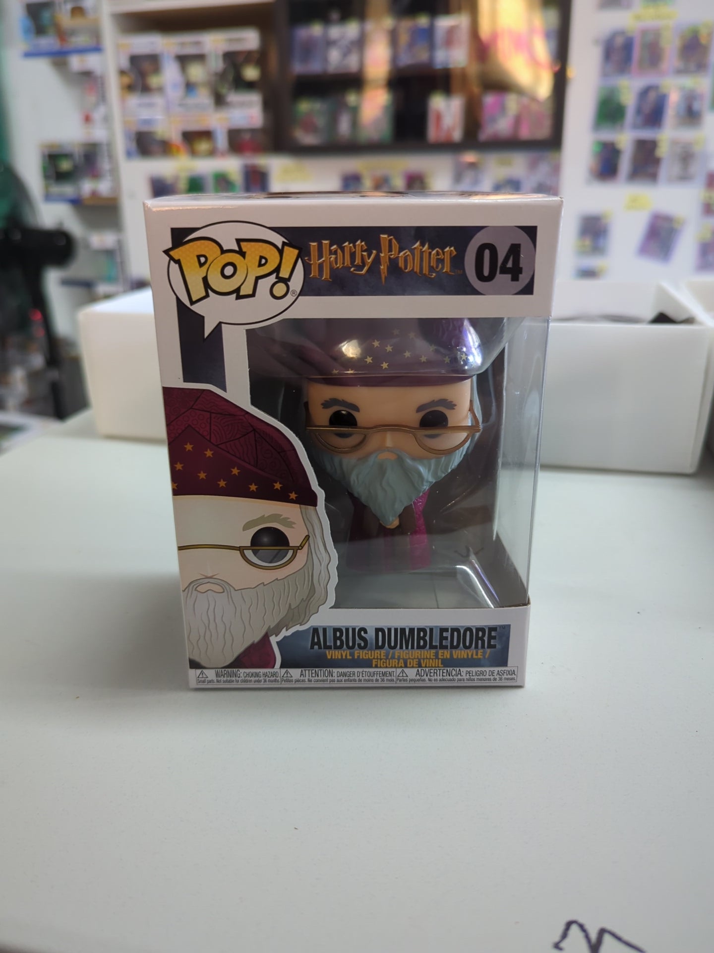 FUNKO POP VINYL HARRY POTTER FIGURE ALBUS DUMBLEDORE #04 FRENLY BRICKS - Open 7 Days