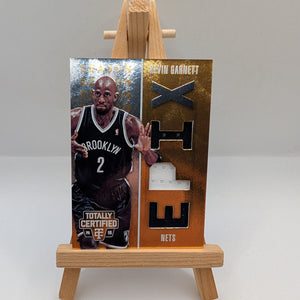2014-15 Totally Certified Kevin Garnett EPIX Play Memorabilia Jersey Gold #/10 FRENLY BRICKS - Open 7 Days