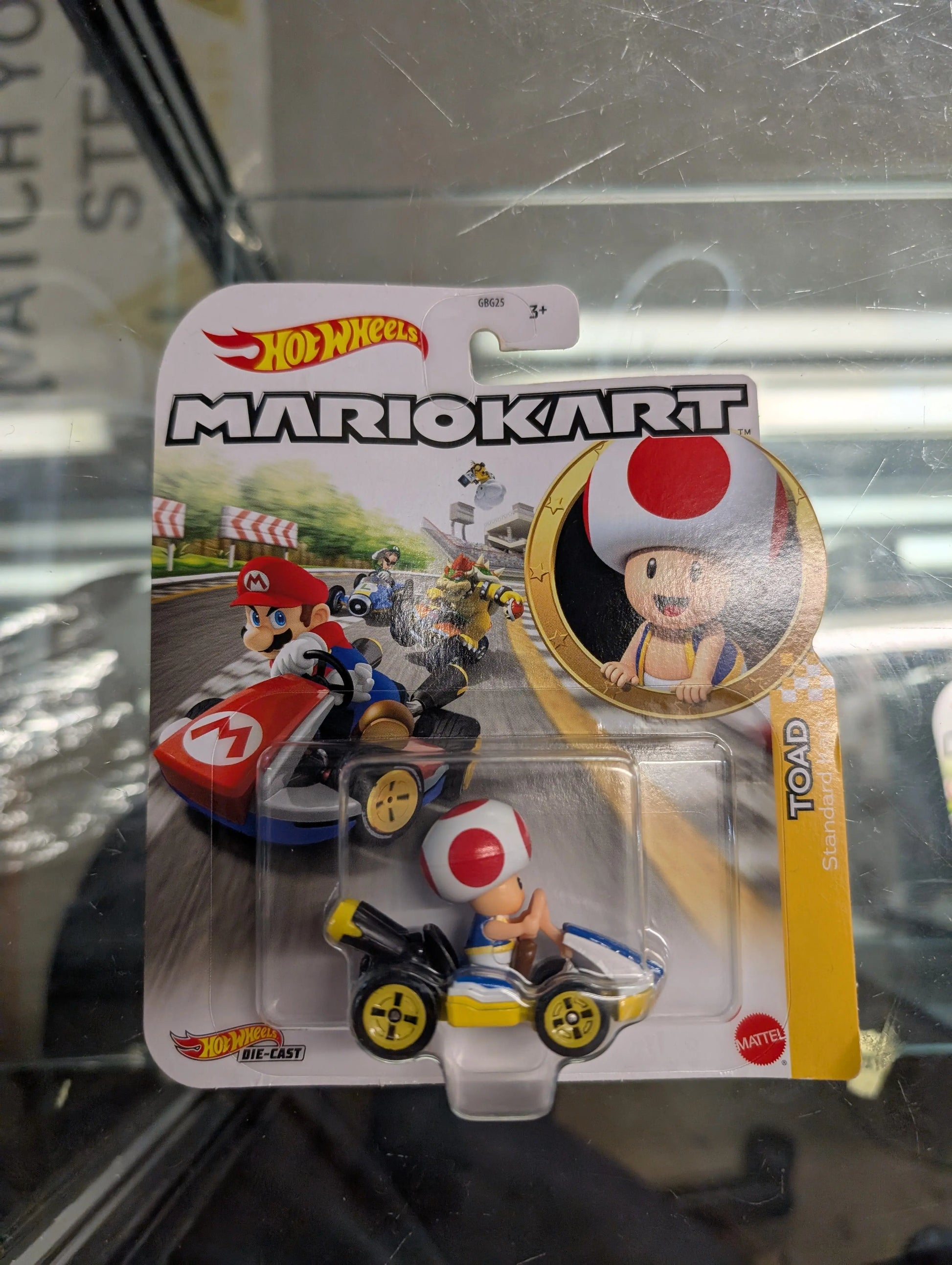 Hot Wheels Mario Kart Toys Die-Cast 1:64 Scale - Toad Standard Kart FRENLY BRICKS - Open 7 Days
