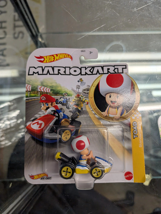 Hot Wheels Mario Kart Toys Die-Cast 1:64 Scale - Toad Standard Kart FRENLY BRICKS - Open 7 Days