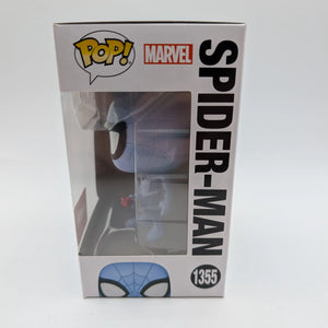 Funko Pop! Marvel SpiderMan Blue #1355 Spider-Man - Marvel Collector Corps MCC FRENLY BRICKS - Open 7 Days